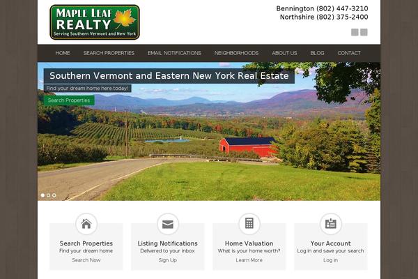mapleleafvermont.com site used Mdr