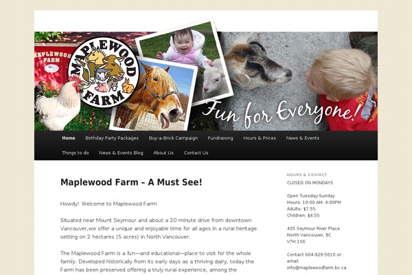 maplewoodfarm.bc.ca site used Maplewood-farm