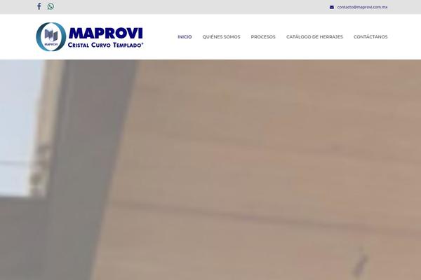 maprovi.com.mx site used Construct