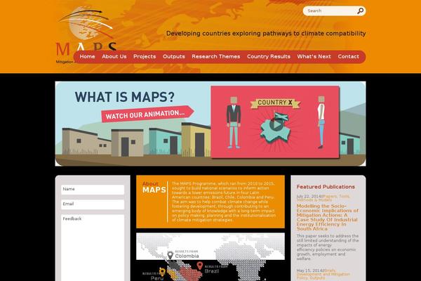 mapsprogramme.org site used Maps-theme
