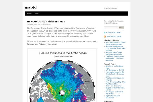WordPress website example screenshot