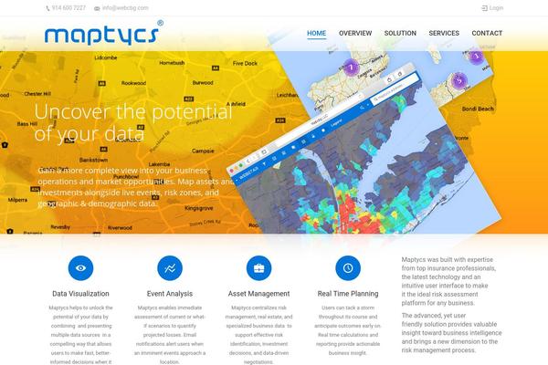 maptycs.com site used The7