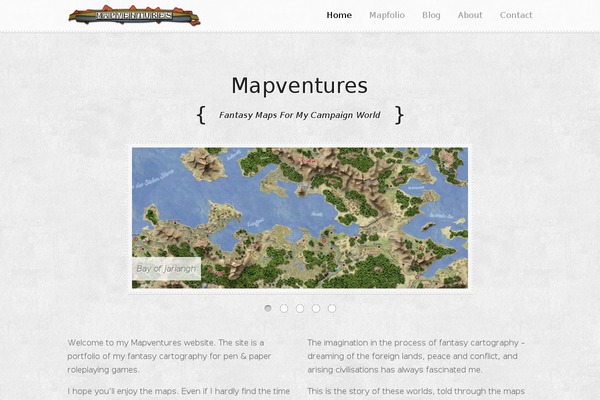 mapventures.com site used Penandpaper_wp_1.6