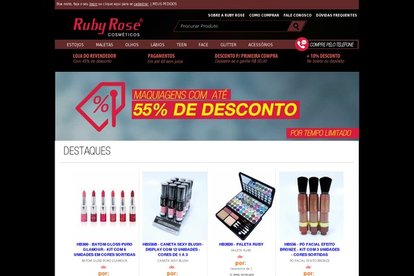 maquiagemrubyrose.com.br site used Rubyrose