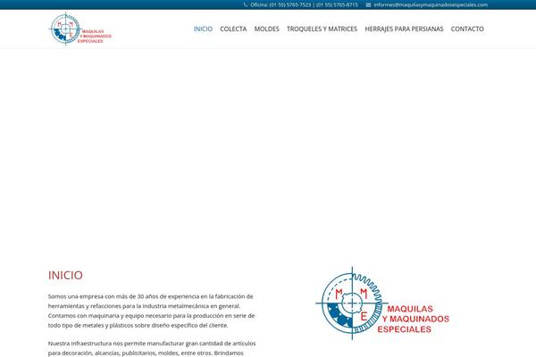 WordPress website example screenshot