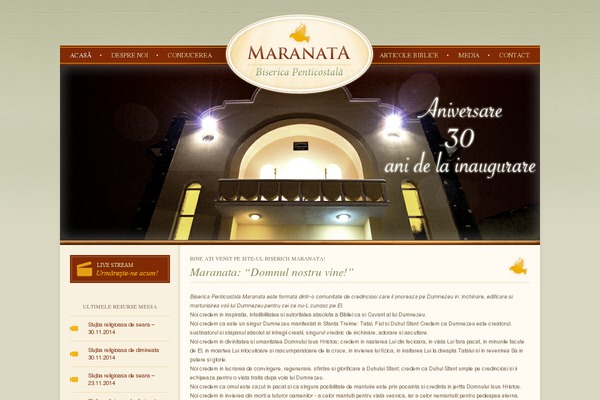 maranatabm.ro site used Maranata