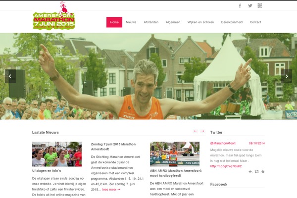 marathonamersfoort.nl site used Marathonamersfoort