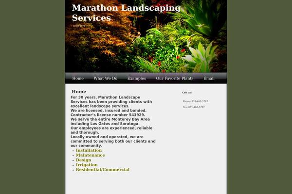 marathonlandscape.com site used Vista-Like