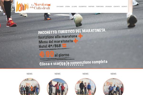 maratona theme websites examples