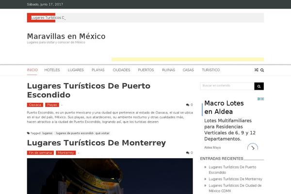 maravillasenmexico.com.mx site used AccessPress Mag