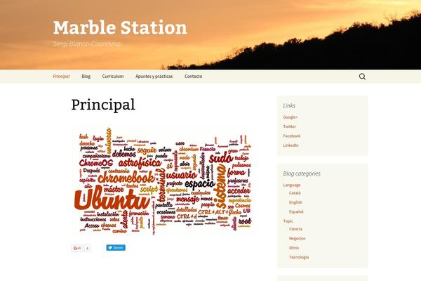 WordPress website example screenshot