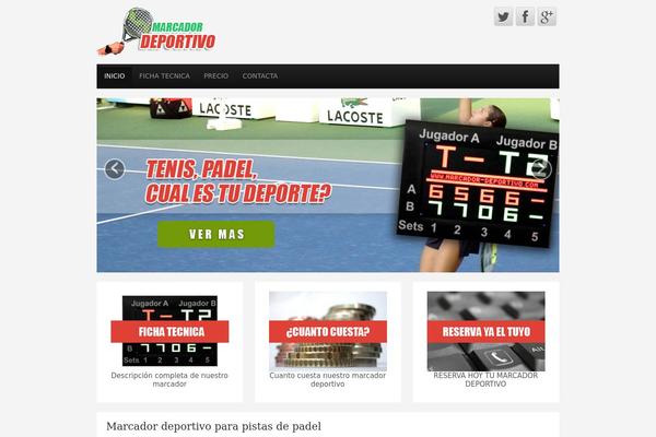 marcador-deportivo.com site used CyberChimps