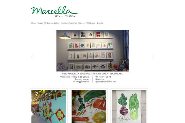 marcellakriebel.com site used Wpfolio-two