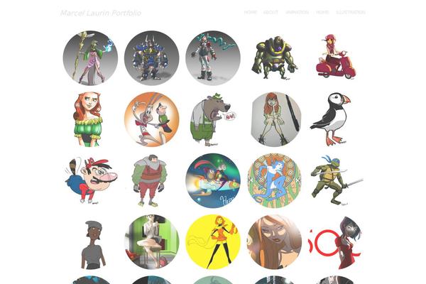 WordPress website example screenshot