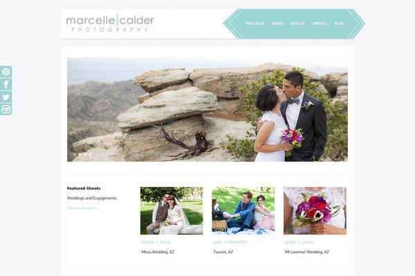 marcellecalder.com site used Classica