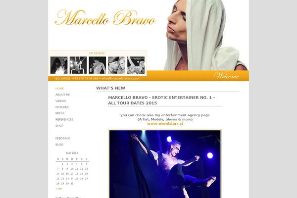 marcello-bravo.com site used Marcello-gold