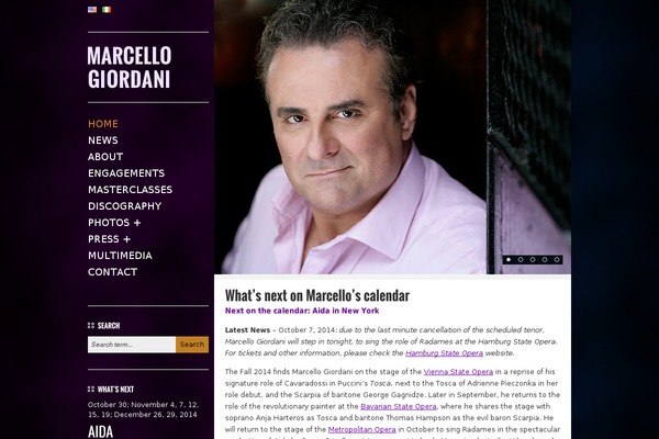 marcellogiordani.com site used Marcellogiordani