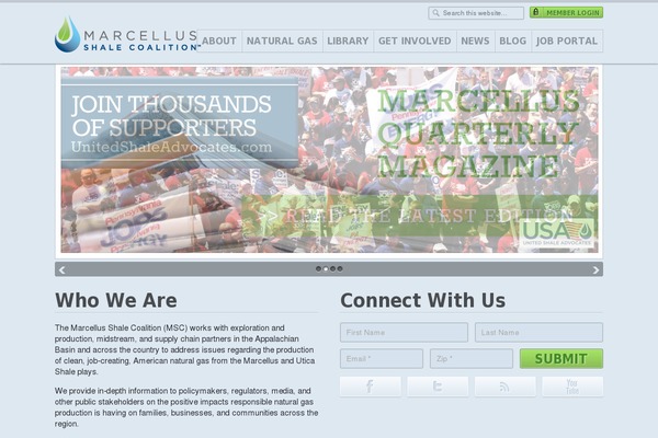 marcelluscoalition.us site used Marcellus_2012