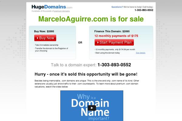 marceloaguirre.com site used Wpex11