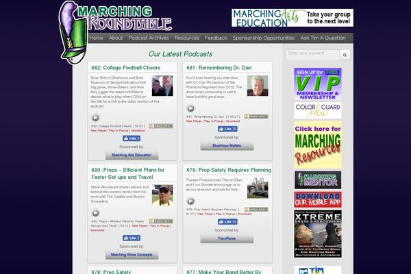 marchingroundtable.com site used Marchingroundtable