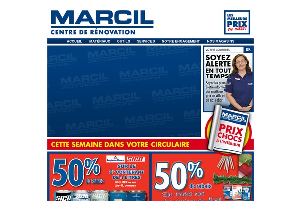 marcilcentrederenovation.com site used Marcil