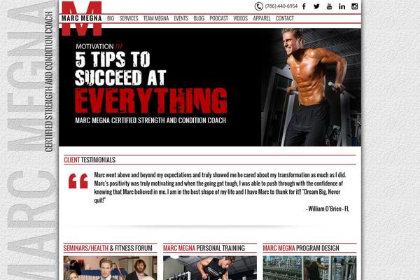 marcmegna.com site used Marcmegna-reverie