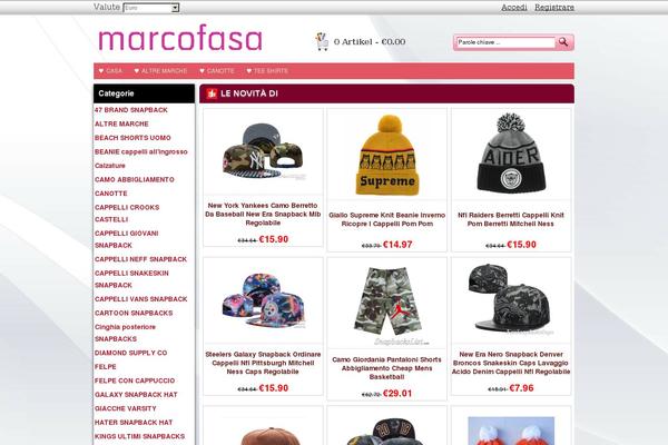 marcofasa.it site used Engine