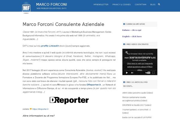 marcoforconi.com site used Rubbersoul-pro