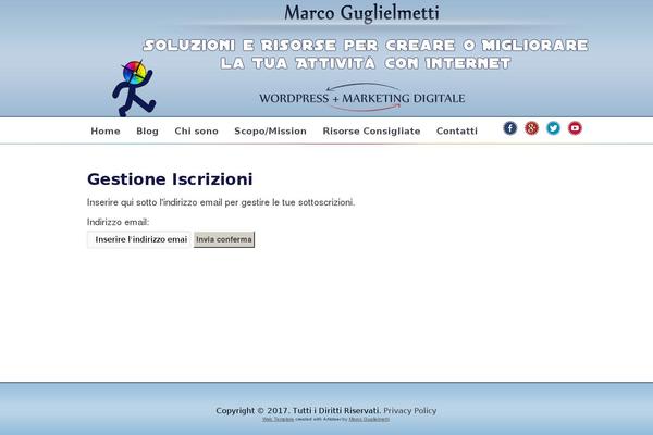 marcoguglielmetti.com site used Mgcom_wptc