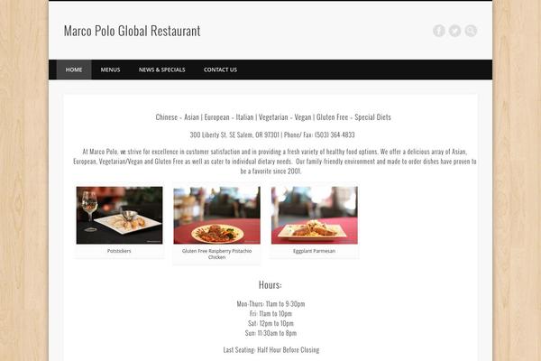 Site using Easy-restaurant-menu-manager plugin