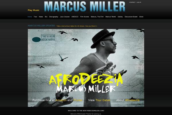 marcusmiller.com site used Marcusmiller