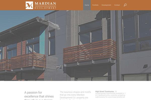 mardiandev.com site used Mardian-development