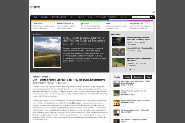 mare.sk site used Arthemia-premium360