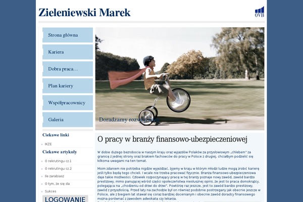 marek-zieleniewski-ovb.pl site used Simplish