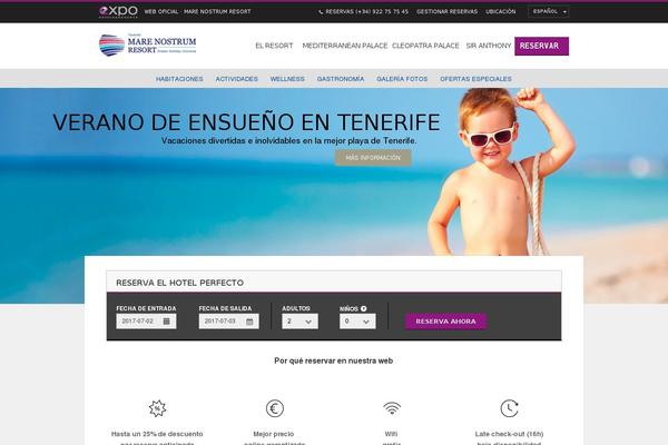 marenostrumresort.com site used Marenostrum