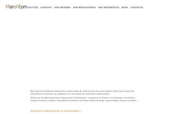 WordPress website example screenshot