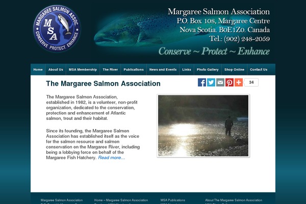 margareesalmon.ca site used Msa