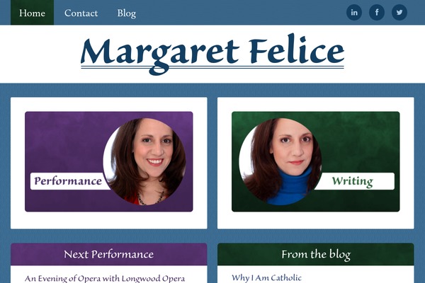 margaretfelice.com site used Margaret-felice-custom