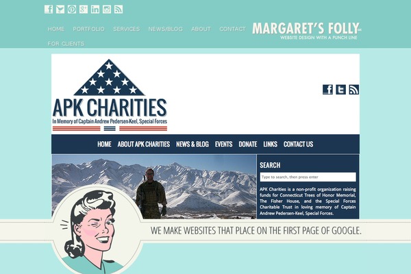 margaretsfolly.com site used Headway