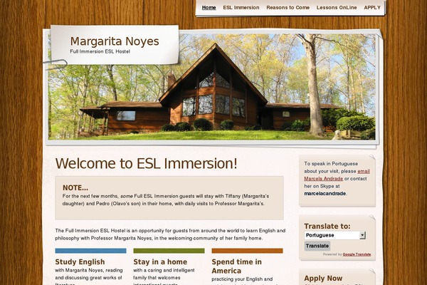 WordPress website example screenshot