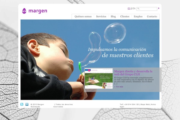 margen.com site used Margen2010