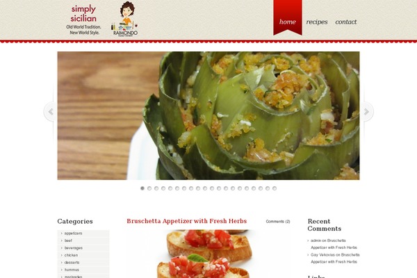 WordPress website example screenshot