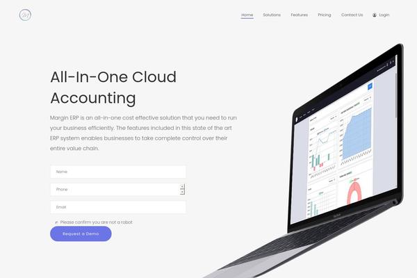 marginerp.com site used Fluid