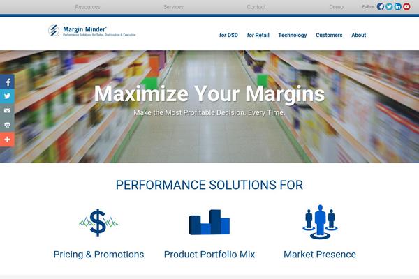 marginminder.com site used Marginminder