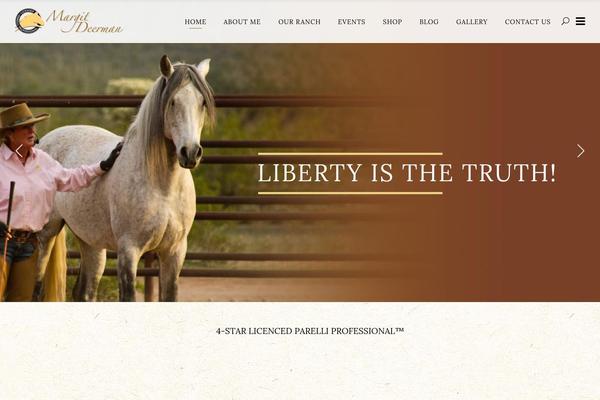 Equine theme site design template sample