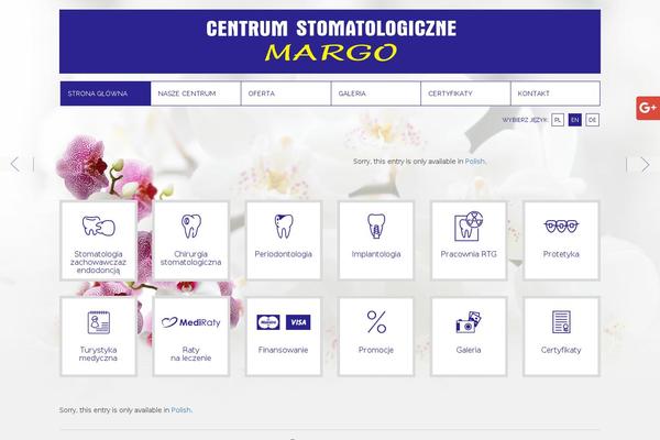 margo-stomatologia.pl site used Margo
