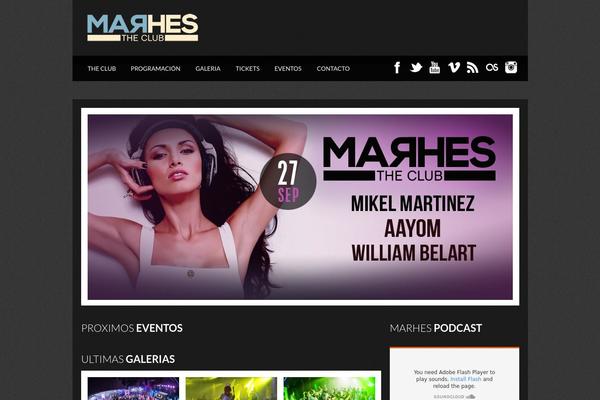 marhesclub.com site used Soundwave