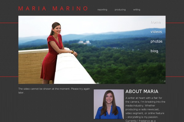 Maria theme site design template sample