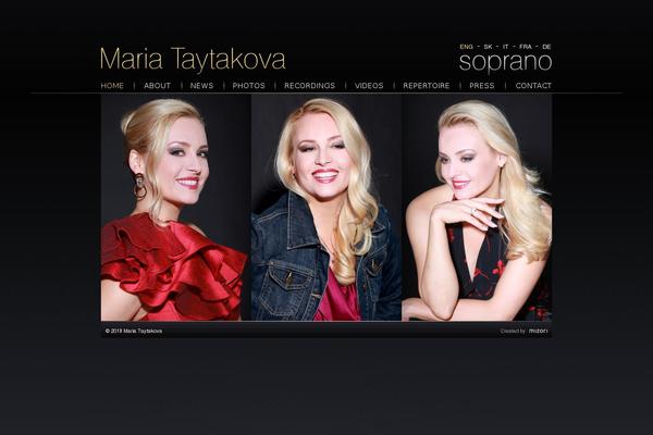 maria-taytakova.com site used Mizori