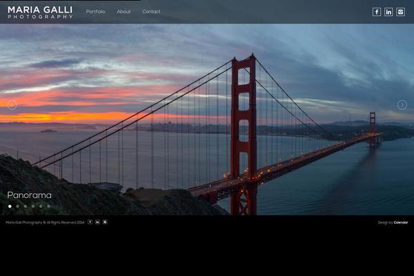 mariagalliphotography.com site used Calendar